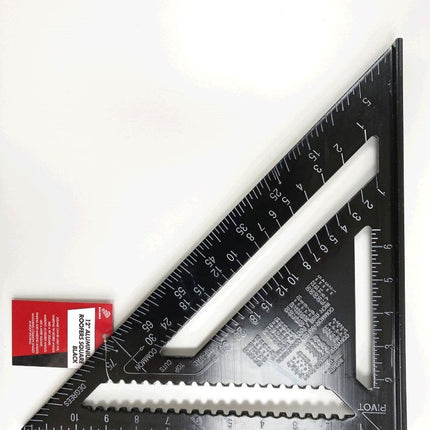 Roofers Square Aluminium 12 Black - Toolzone KDPWW206