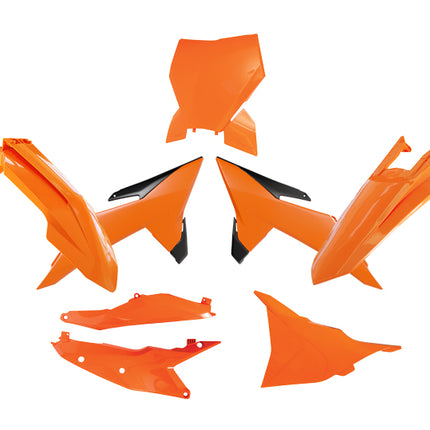 Plastic Kit 6PCS KTM Sx Sxf Xc Xc-f 2025, R-tech R-KITKTM-AR0-Z25 Factory Front Plate