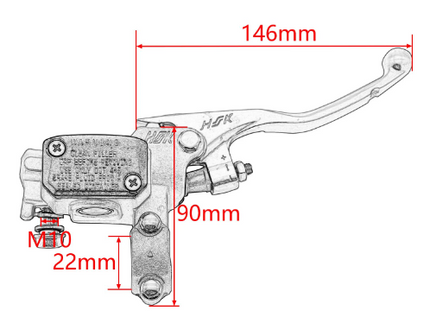 Front Brake Caliper Hose Master Cylinder 09-19 KTM 125 250 350 450