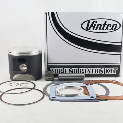 Top End Piston Kit 75-76 Yamaha Dt 400 85.5mm 0.5mm Over Vintco KTY48-0.5