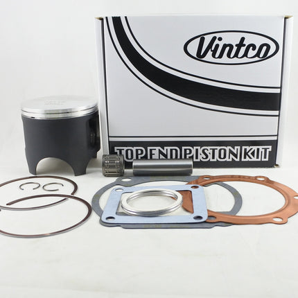 Top End Piston Kit 75-76 Yamaha Dt 400 85.5mm 0.5mm Over Vintco KTY48-0.5