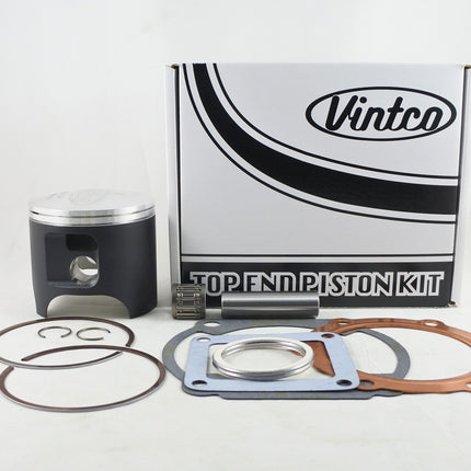 Top End Piston Kit 75-76 Yamaha Dt 400 86mm 1.0mm Over Vintco KTY48-1.0