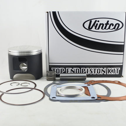Top End Piston Kit 75-76 Yamaha Dt 400 86.5mm 1.5mm Over Vintco KTY48-1.5
