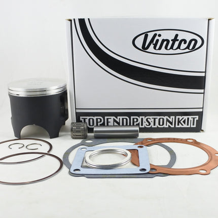Top End Piston Kit 75-76 Yamaha Dt 400 86.5mm 1.5mm Over Vintco KTY48-1.5