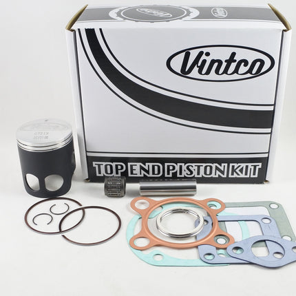 Top End Piston Kit 74-75 Yamaha Dt 125 56mm Standard Vintco KTY69-00