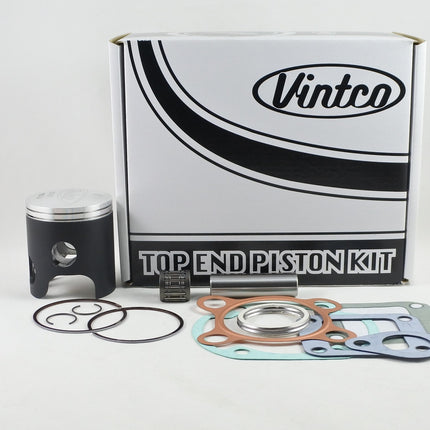 Top End Piston Kit 74-75 Yamaha Dt 125 57mm 1.0mm Over Vintco KTY69-1.0