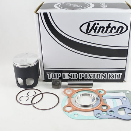 Top End Piston Kit 74-75 Yamaha Dt 125 57mm 1.0mm Over Vintco KTY69-1.0