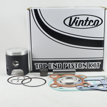Top End Piston Kit 74-75 Yamaha Dt 125 57.5mm 1.5mm Over Vintco KTY69-1.5