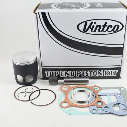 Top End Piston Kit 74-75 Yamaha Dt 125 57.5mm 1.5mm Over Vintco KTY69-1.5