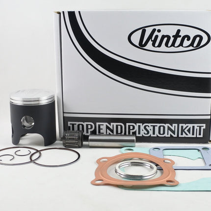 Top End Piston Kit 77-81 Yamaha Dt 125 57mm 1.0mm Over Vintco KTY71-1.0