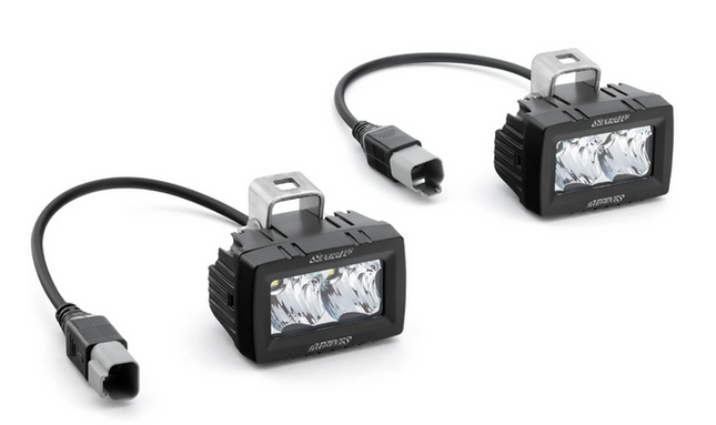Dual LED 3 X 1.5 Cube Pod Lights Kit 12/24V, Superatv LB3-CL-006