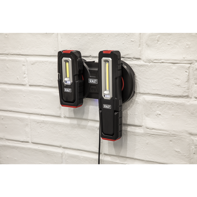 Pair Of LED Torches, Wireless Magnetic Charging Base 3W & 5W