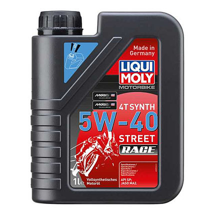 Engine Oil 4T Synthetic 5W-40 Street Race 4L Liqui Moly - 1685