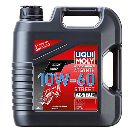 Engine Oil 4T Synthetic 10W-60 Street Race 4L Liqui Moly - 1687