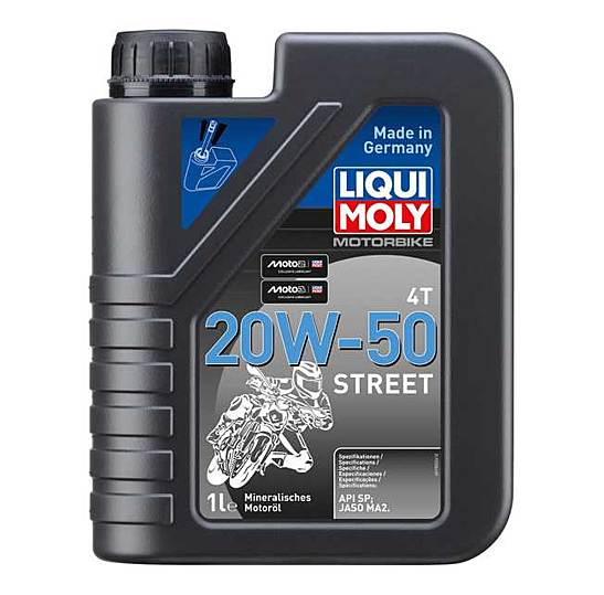 Engine Oil 4T 20W-50 Street 4L Liqui Moly - 1696