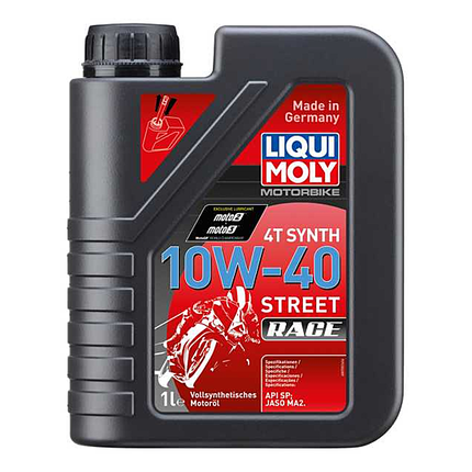 Engine Oil 4T Synthetic 10W/40 Street Race 4L Liqui Moly - 20754