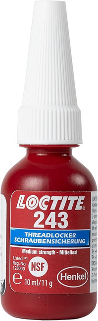 Loctite 243 10ml Threadlocker Medium Strength Blue