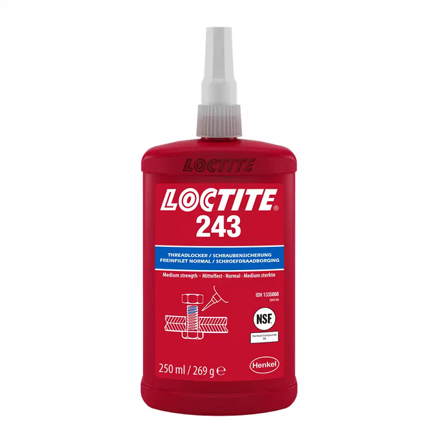 Loctite 243 50ml Threadlocker Medium Strength Blue