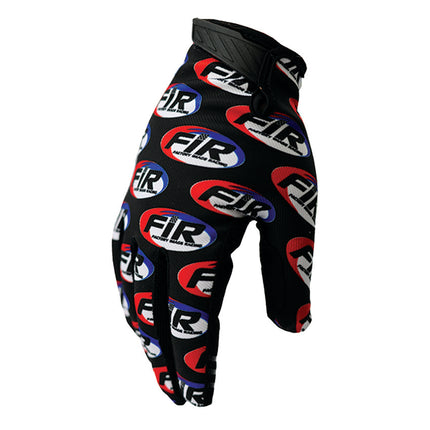 FIR Adult MX Gloves - S - FIR Logo Pattern