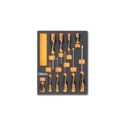 Soft Thermoformed Tray with Tool Assortment, Drawer Size 10 - Beta Tools M208