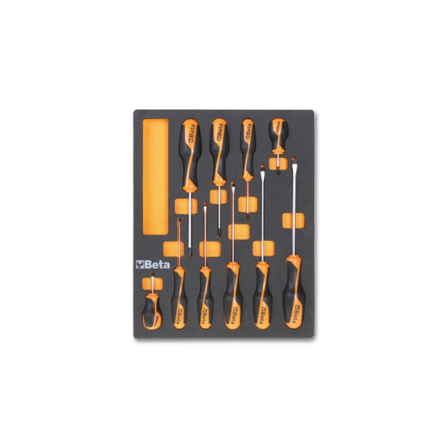 Soft Thermoformed Tray with Tool Assortment, Drawer Size 10 - Beta Tools M208