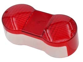 Tail Brake Light Lens Suzuki 1970's Psychic MC-01D57 35712-27660, 35712-27671