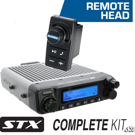 Rugged Radios STX STEREO Complete Master Communication Kit with Intercom and 2-Way Radio