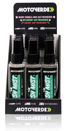 75ml x 12 Motoverde Spearmint Fresh Mist Super Concentrated Air Freshener Counter Display Pack