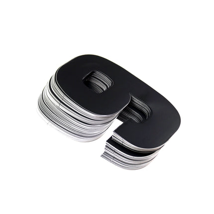 Race Numbers - 6 Six / 9 Nine - Black, Pack Of 100 / 15cm 6 / Vinyl Sticker
