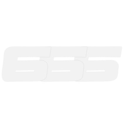 6 Sx White Thick No.PK.3