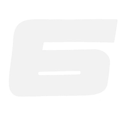 6 Sx White Thick No.PK.3
