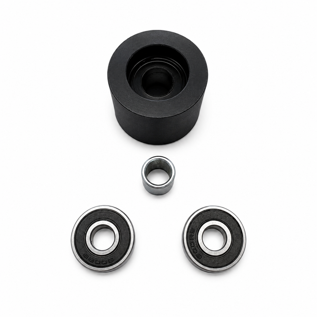 Chain Rollers (pack Of 10) IDxODxW 8x35x27 Black Nylon 66 Long Lasting 35mm OD