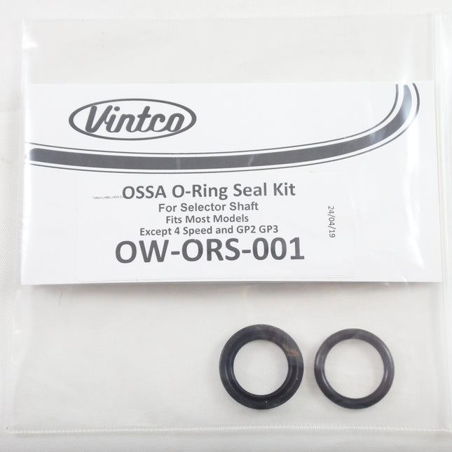 Selector Shaft O-ring Seal Kit 70-78 Ossa Most Models Vintco OW-ORS-001