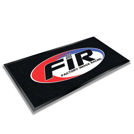 Pit Mat Heavy Duty FIR Logo, Rubber Back With Edge, 1m X 2m