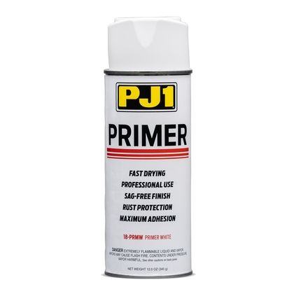 PJ1 White Primer Fast Drying, Rust Protection 340ml, PJ1 18-PRMW, PJ011001
