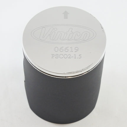 Piston Kit 77-81 Dkw Hercules Sachs 7 Speed 125 55.25mm 1.5mm Over Vintco PSC02-1.5