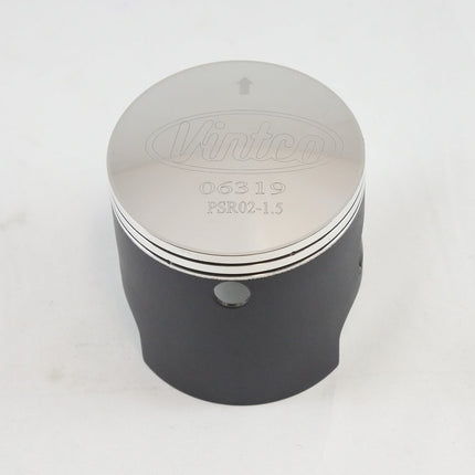 Piston Kit 74-81 Can Am Swm MX Tnt Qualifier 175 63.5mm Vintco PSR02-1.5