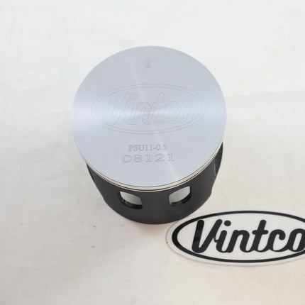 Piston Kit 84-88 Husqvarna WR 430 86.5mm 0.5mm Over Vintco PSU11-0.5