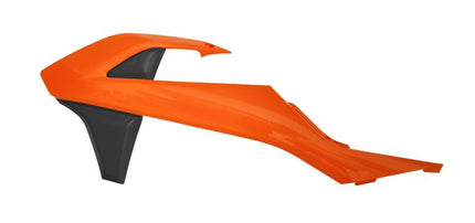 Radiator Scoops Orange/black 16-23 SX50 KTM, 21-23 MC50 Gasgas, Rtech R-CVKTMARNR50