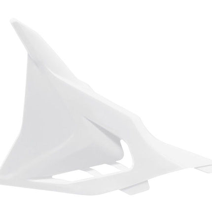 Vented Left Air Box Cover 2023-2025 Sx/sx-f KTM White, Rtech R-FIKTMBNSX93