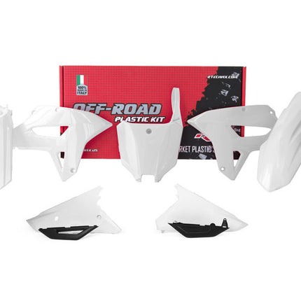 Plastic KIT/6 CRF450RX 2021-23, Rtech R-KITCRF-BN0-591 White