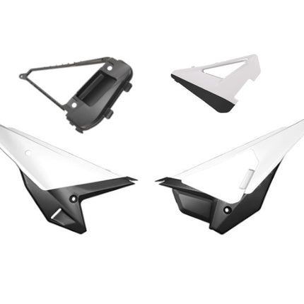 Revolution Side Panels Kit CRF 250 450 2025 White R-tech R-KITCRF-BN0-F26