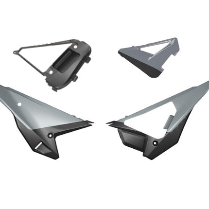 Revolution Side Panels Kit CRF 250 450 2025 Grey R-tech R-KITCRF-GR0-F26