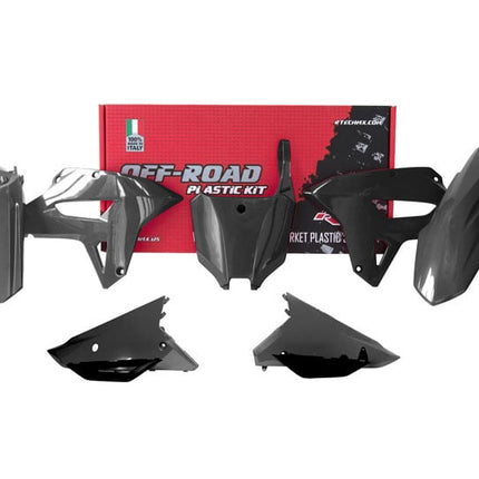 Plastic KIT/6 CRF450RX 2021-23, Rtech R-KITCRF-NR0-591 Black