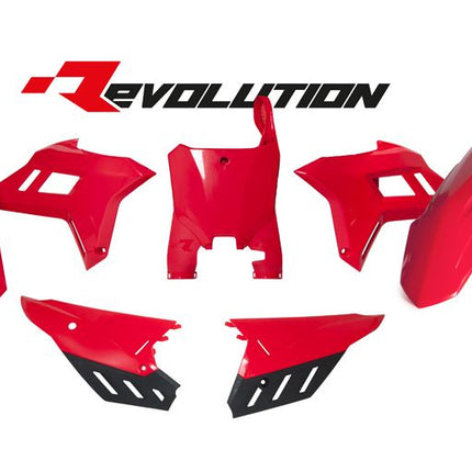 Plastic KIT/9 CRF450R 2021-24, Rtech R-KITCRF-RS0-522 Revolution Kit