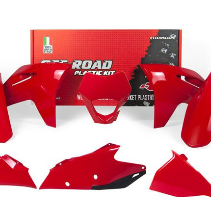 Plastic KIT/7 2021-23 Ec-ecf OEM, Rtech R-KITGAS-RG0-621, Gasgas, With Headlight Cowl & Fork Protectors