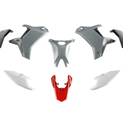 Plastic Kit Yamaha Tenere 700 2025 R-tech R-KITT70-GR2-025 Grey & White & Red & Black