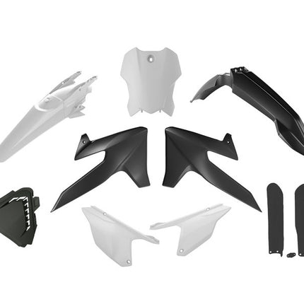 Plastic Kit Triumph Tf 250 450 R-tech R-KITTRI-OEM-025 Black White