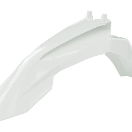 Front Fender White 2016-25 SX50, Mc 50 2021-2023, Rtech R-PAKTMBN0050