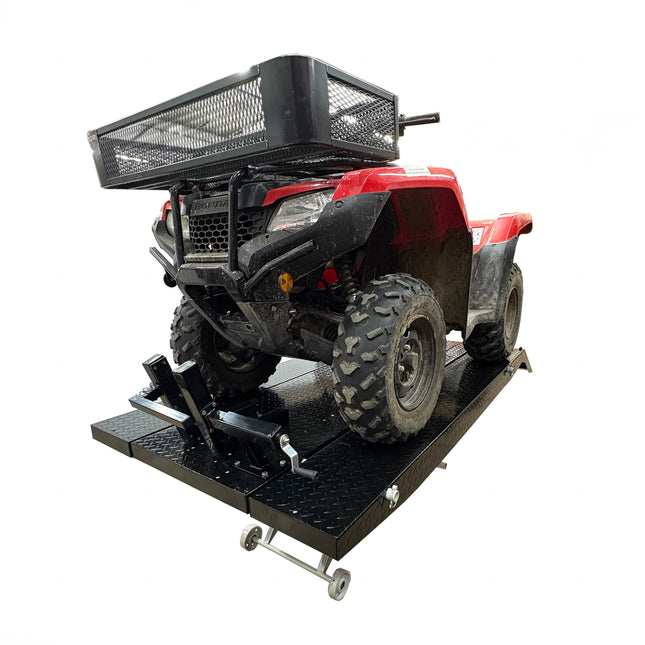 Heavy Duty 450KG (1000LBS) Motorcycle And ATV Workshop Air Lift With Removable Side Extensions